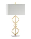 Jonathan Y Selina 32in Ogee Trellis Modern Led Table Lamp