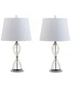 Jonathan Y Set Of 2 Aubrey 24in Crystal Led Table Lamps