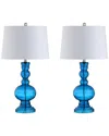 Jonathan Y Set Of 2 Genie 28.5in Glass Led Table Lamps