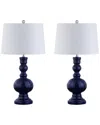Jonathan Y Set Of 2 Genie 28.5in Glass Led Table Lamps
