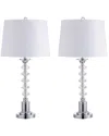 Jonathan Y Set Of 2 Kinsley 28in Crystal Led Table Lamps