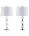 Jonathan Y Set Of 2 Layla 27in Crystal Led Table Lamp