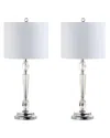 Jonathan Y Set Of 2 Victoria 27in Crystal Led Table Lamp
