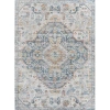 Jonathan Y Shaemus Bohemian Medallion Low-pile Machine-washable Area Rug In Cream/blue/terra
