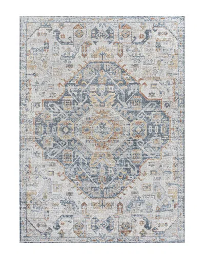 Jonathan Y Shaemus Bohemian Medallion Low-pile Machine-washable Polyester Rug In White