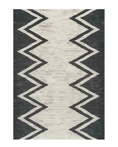 JONATHAN Y JONATHAN Y SIKSAK MODERN CHEVRON BORDER RUG