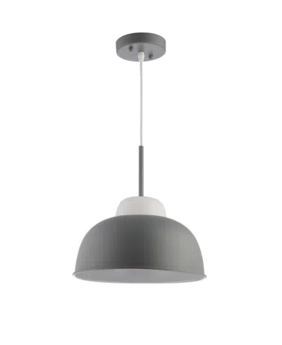 Jonathan Y Simon 12" Adjustable Led Pendant In Multi