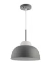 Jonathan Y Simon 12in Adjustable Metal Glass Led Pendant