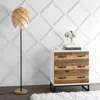 Jonathan Y Simon 63" Pinecone Wood/metal Led Floor Lamp