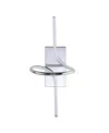 Jonathan Y Sketch 9" Minimalist Integrated Led Vanity Light Sconce In Silver