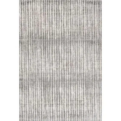 Jonathan Y Skoura Modern Bold Stripe Area Rug In Beige/dark Gray