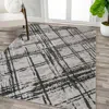 Jonathan Y Slant Modern Abstract Area Rug In Black