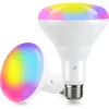 Jonathan Y Smart Br30 Dimmable Light Bulb In White