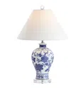 Jonathan Y Song 21.5in Chinoiserie Floral Led Table Lamp