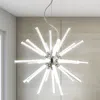 Jonathan Y Soyuz 19.5" Adjustable Integrated Led Starburst Metal/acrylic Pendant