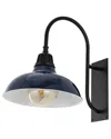 Jonathan Y Stanley Farmhouse Industrial Indoor/outdoor Sconce In Blue
