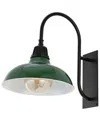 Jonathan Y Stanley Farmhouse Industrial Indoor/outdoor Sconce In Green