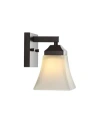 Jonathan Y Staunton 1-light Modern Cottage Led Vanity Light In Black