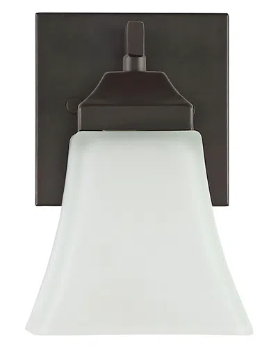 Jonathan Y Staunton 5in 1-light Iron/glass Modern Cottage Led Vanity Light In Metallic