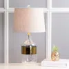 Jonathan Y Stevens 25.5" Glass Led Table Lamp In Gold/clear