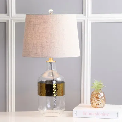 JONATHAN Y JONATHAN Y STEVENS GLASS LED TABLE LAMP
