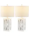 Jonathan Y Stewa Table Lamp In White