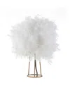 Jonathan Y Stork 16" Feather Led Table Lamp In Multi