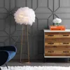 Jonathan Y Stork 52" Feather Metal Led Floor Lamp