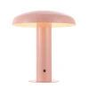 Jonathan Y Suillius Contemporary Bohemian Rechargeable/portable Iron Integrated Portable Led Mushroo In Pink