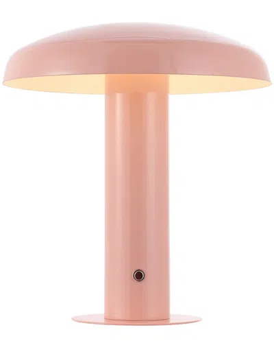 Jonathan Y Suillius Led Table Lamp In Pink