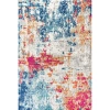 Jonathan Y Sunset Modern Abstract Area Rug In Blue/multi