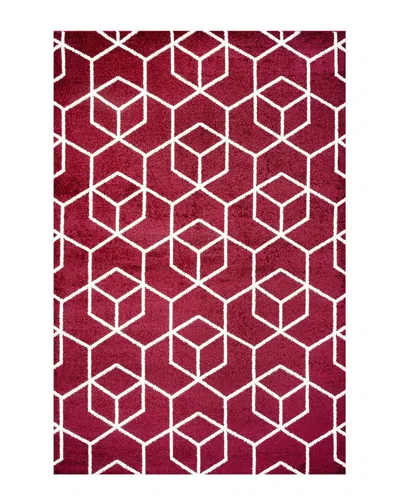 Jonathan Y Supersoft Modern Contemporary Rug In Red