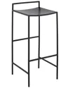 Jonathan Y Svelte 30in Coastal Contemporary Saddle-seat Low-back Bar Stool With Foot Rest