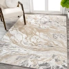 Jonathan Y Swirl Marbled Abstract Area Rug In Beige/ivory