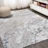 Jonathan Y Swirl Marbled Abstract Area Rug In Gray/blue
