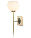 Jonathan Y Sylvie 6in 1-light Coastal French Country Iron Led Sconce In Gold