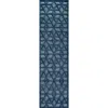 Jonathan Y Talaia Neutral Geometric Indoor/outdoor Area Rug In Blue