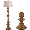 Jonathan Y Taylor 67" Resin Led Floor Lamp, Brown In Brown