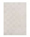 Jonathan Y Thea Modern Geometric Checkerboard High-low Area Rug In White