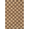 Jonathan Y Theo Modern Farmhouse Woven Jute Checkerboard Area Rug In Brown