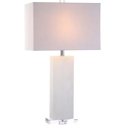 Jonathan Y Designs Tiggie 27in Alabaster Table Lamp In White Alabaster