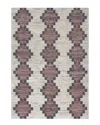 Jonathan Y Timantii Modern Trellis Kilim Rug In Burgundy