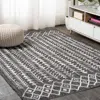 Jonathan Y Tokay Bohemian Geometric Indoor/outdoor Area Rug In Black/ivory