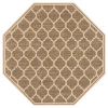 Jonathan Y Trebol Moroccan Trellis Textured Weave Octagon Indoor/outdoor Area Rug In Neutral