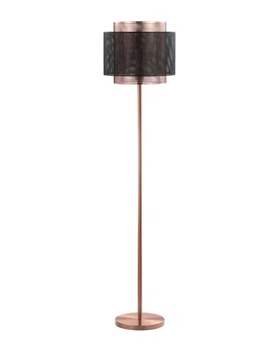 Jonathan Y Tribeca 60.5in Metal Led Floor Lamp In Brown