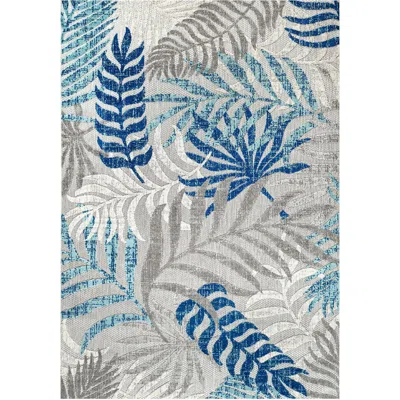Jonathan Y Tropics Palm Leaves Indoor/outdoor Area Rug In Multi