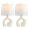 Jonathan Y Tula Scandinavian Minimalist Ceramic Arch Led Table Lamp