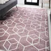 Jonathan Y Tumbling Blocks Modern Geometric Area Rug In Purple