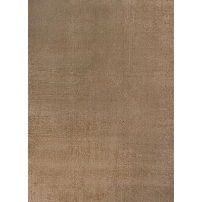 Jonathan Y Twyla Classic Solid Low-pile Machine-washable Area Rug In Brown