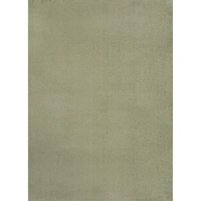 Jonathan Y Twyla Classic Solid Low-pile Machine-washable Area Rug In Sage Green
